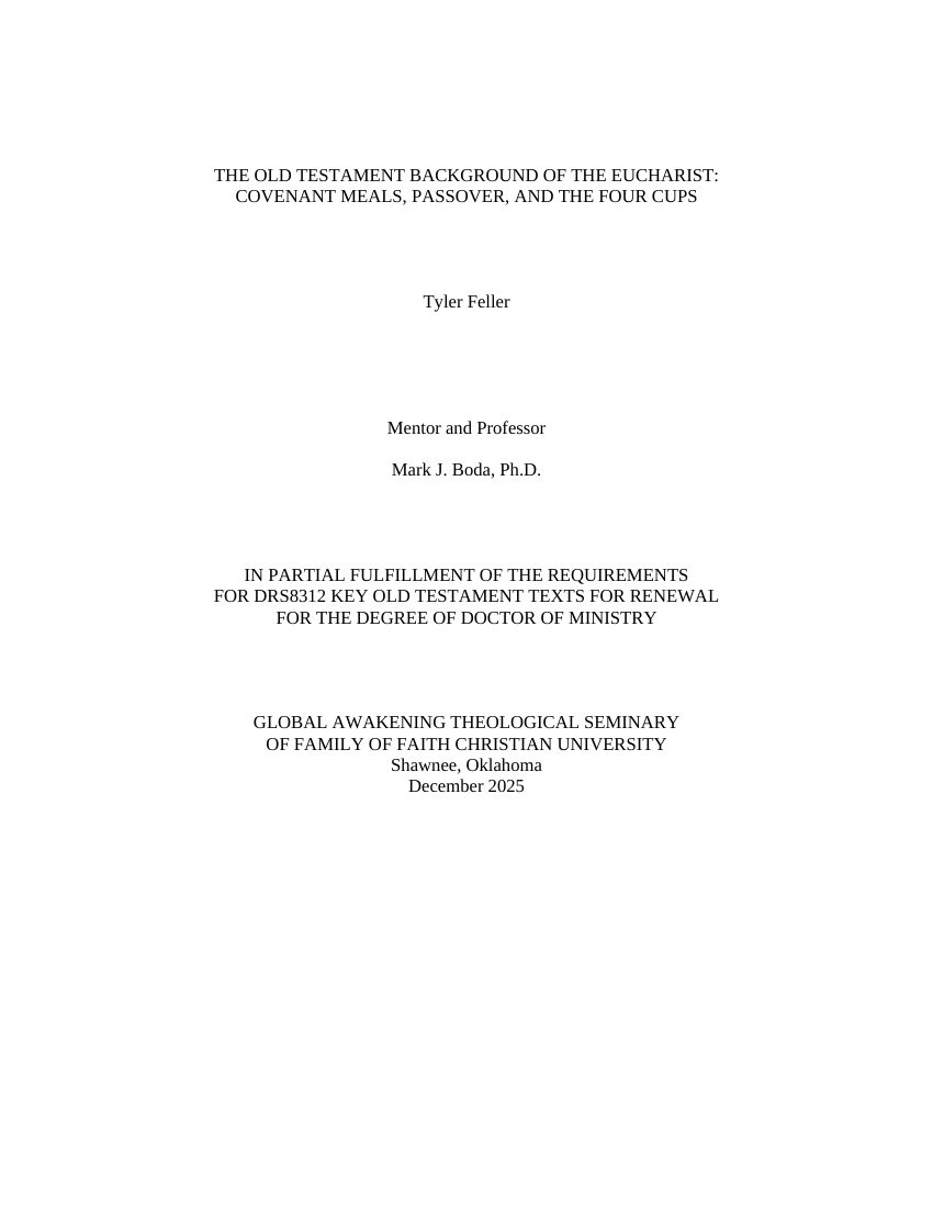Formatted paper page